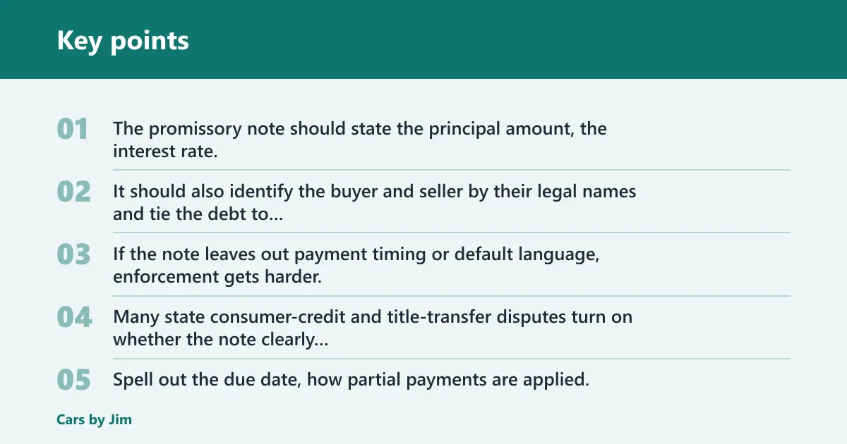 Key points: What paperwork do you need to protect the loan?